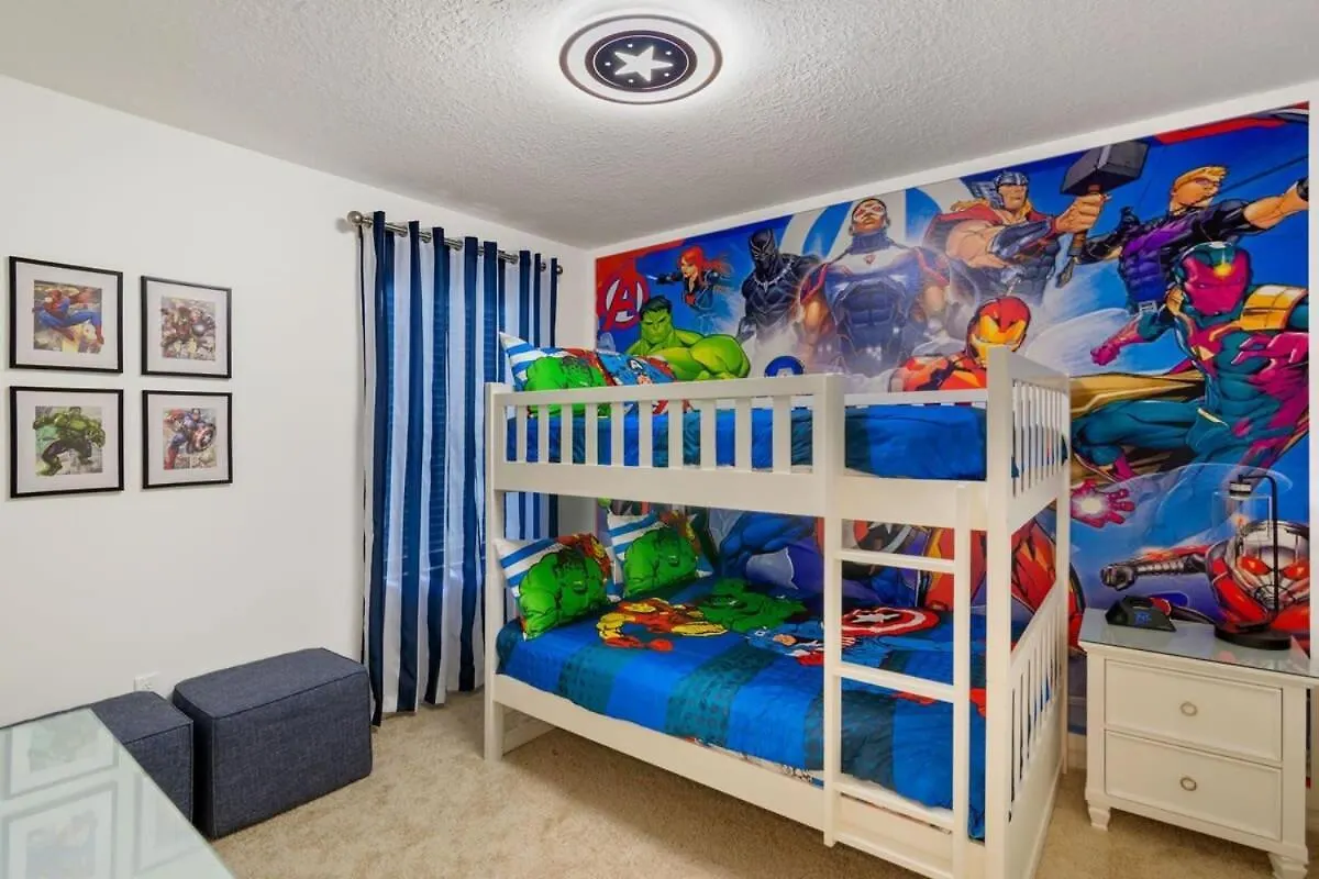 Awesome 5 Bedroom By Disney Game Room Pool Theme Rms Davenport