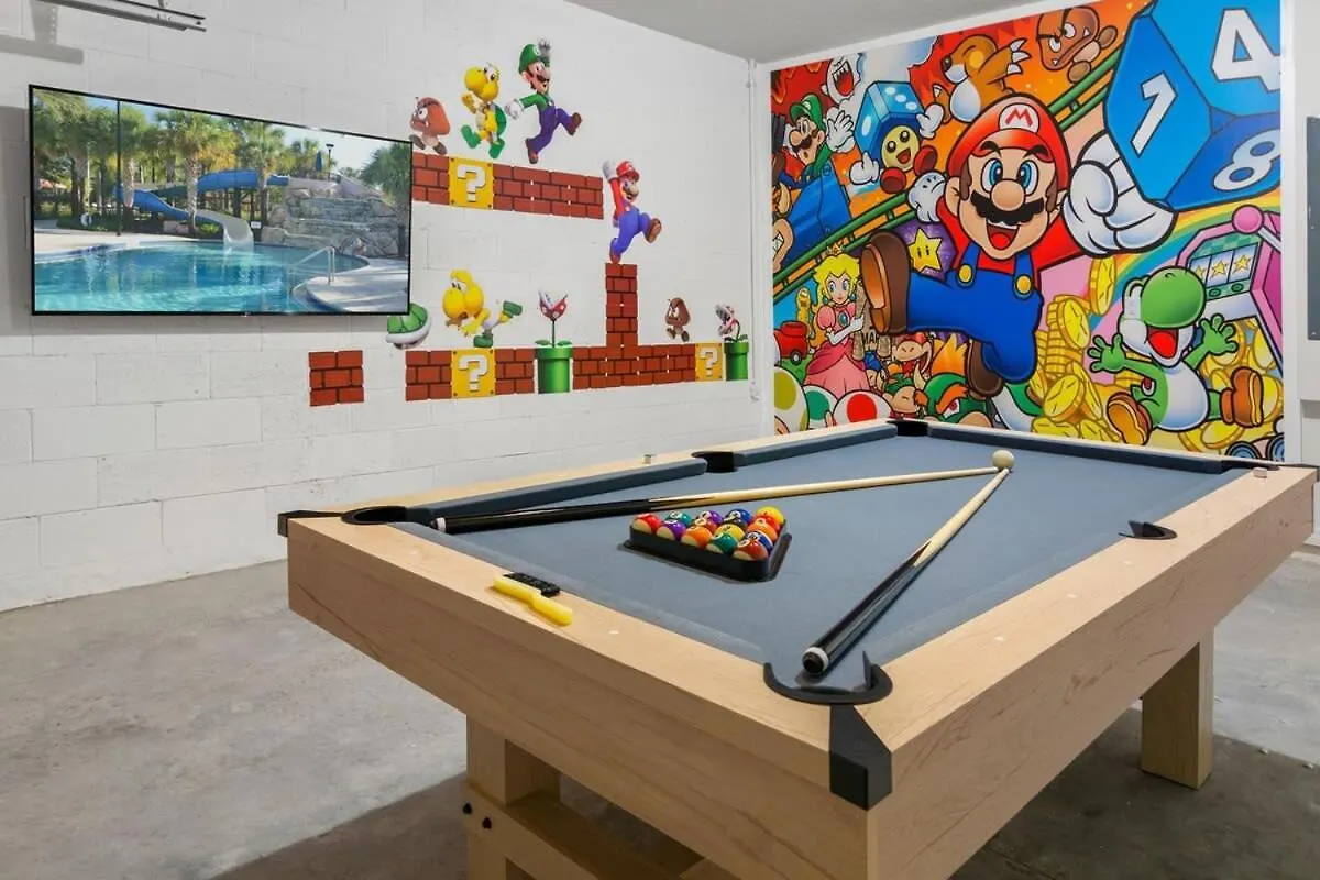 Awesome 5 Bedroom By Disney Game Room Pool Theme Rms Davenport